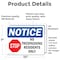Signmission No Trespassing Residents Only Sign, Vinyl Decal, 10in W x 7in L, 2PK OS-2PACK-NS-D-710-L-14985 - alternate 3
